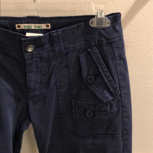 Anthropologie Pants - New Anthropologie Hei Hei cargo utility flare structured pant